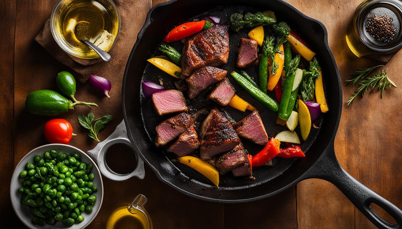 cast iron skillet cooking tips